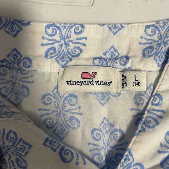 Vineyard Vines Girls Swimsuit Coverup Size Large - Picture 3 of 4